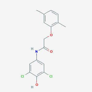 molecular formula C16H15Cl2NO3 B303061 N-(3,5-dichloro-4-hydroxyphenyl)-2-(2,5-dimethylphenoxy)acetamide 