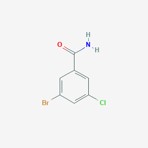 molecular formula C7H5BrClNO B3030621 3-溴-5-氯苯甲酰胺 CAS No. 933671-77-3
