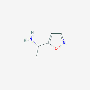 molecular formula C5H8N2O B3030626 1-(Isoxazol-5-yl)ethanamine CAS No. 933721-75-6