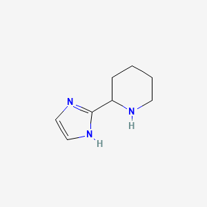 molecular formula C8H13N3 B3030627 2-(1H-imidazol-2-yl)piperidine CAS No. 933725-12-3