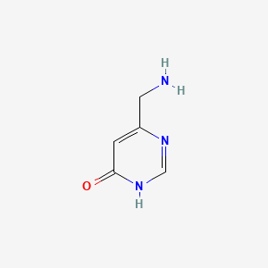 molecular formula C5H7N3O B3030630 6-(Aminomethyl)-4-pyrimidinol CAS No. 933756-94-6