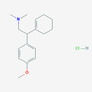2-(cyclohexen-1-yl)-2-(4-methoxyphenyl)-N,N-dimethylethanamine;hydrochloride