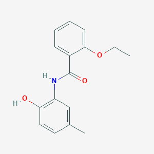 molecular formula C16H17NO3 B303064 2-ethoxy-N-(2-hydroxy-5-methylphenyl)benzamide 