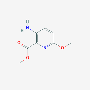 molecular formula C8H10N2O3 B3030654 Methyl 3-amino-6-methoxypicolinate CAS No. 938439-54-4