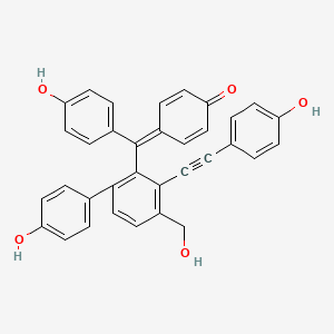 molecular formula C34H24O5 B3030669 Selaginellin CAS No. 941269-84-7