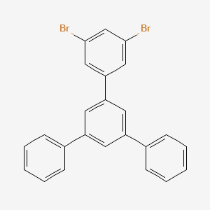 molecular formula C24H16Br2 B3030671 3,5-二溴-5'-苯基-1,1':3',1''-联苯 CAS No. 942132-66-3