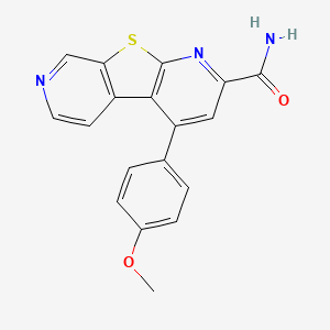 4-(4-Methoxyphenyl)thieno[2,3-b:5,4-c']dipyridine-2-carboxamide