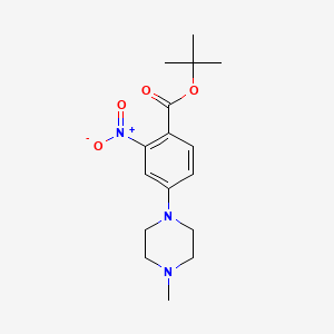 B3030676 Tert-butyl 4-(4-methylpiperazin-1-YL)-2-nitrobenzoate CAS No. 942271-61-6