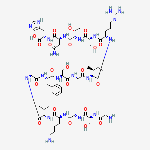 molecular formula C66H108N22O21 B3030680 (Des-Ser1)-Cerebellin CAS No. 94245-80-4