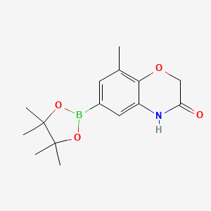 8-Methyl-6-(4,4,5,5-tetramethyl-1,3,2-dioxaborolan-2-YL)-2H-benzo[B][1,4]oxazin-3(4H)-one