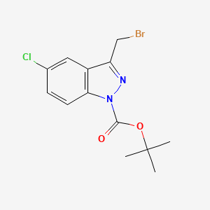 tert-Butyl 3-(bromomethyl)-5-chloro-1H-indazole-1-carboxylate