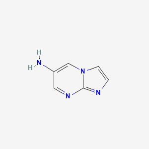 molecular formula C6H7ClN4 B3030703 Imidazo[1,2-A]pyrimidin-6-amine CAS No. 944900-19-0