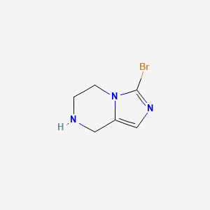 molecular formula C6H8BrN3 B3030704 3-Bromo-5,6,7,8-tetrahydroimidazo[1,5-a]pyrazine CAS No. 944900-87-2