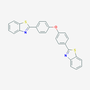 molecular formula C26H16N2OS2 B303071 Bis[4-(1,3-benzothiazol-2-yl)phenyl] ether 
