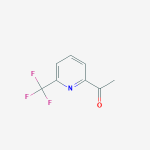 molecular formula C8H6F3NO B3030710 1-(6-(Trifluoromethyl)pyridin-2-yl)ethanone CAS No. 944904-58-9
