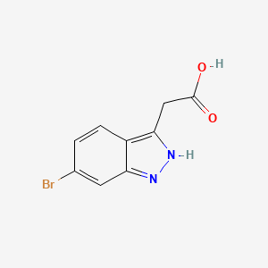 2-(6-Bromo-1H-indazol-3-yl)acetic acid