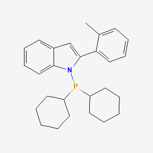 1-(Dicyclohexylphosphanyl)-2-(2-methylphenyl)-1H-indole