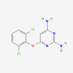 6-(2,6-Dichlorophenoxy)pyrimidine-2,4-diamine