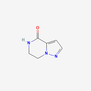 molecular formula C6H7N3O B3030754 6,7-二氢吡唑并[1,5-a]嘧啶-4(5H)-酮 CAS No. 951626-38-3