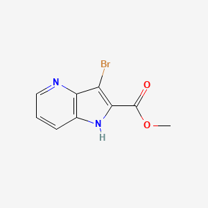 Methyl 3-bromo-1H-pyrrolo[3,2-B]pyridine-2-carboxylate