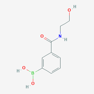 (3-((2-Hydroxyethyl)carbamoyl)phenyl)boronic acid