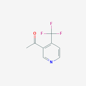 molecular formula C8H6F3NO B3030775 1-(4-(三氟甲基)吡啶-3-基)乙酮 CAS No. 955997-27-0