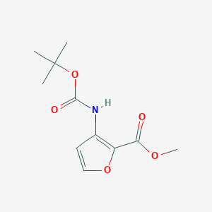 Methyl 3-((tert-butoxycarbonyl)amino)furan-2-carboxylate
