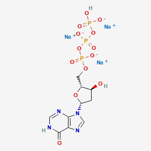 molecular formula C10H12N4Na3O13P3 B3030782 2'-脱氧肌苷-5'-三磷酸三钠盐 CAS No. 95648-77-4
