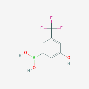 (3-Hydroxy-5-(trifluoromethyl)phenyl)boronic acid
