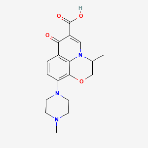 molecular formula C18H21N3O4 B3030798 Defluoroofloxacin CAS No. 95848-94-5