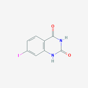 molecular formula C8H5IN2O2 B3030799 7-Iodoquinazoline-2,4(1H,3H)-dione CAS No. 959236-72-7