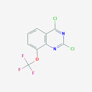 molecular formula C9H3Cl2F3N2O B3030801 2,4-二氯-8-(三氟甲氧基)喹唑啉 CAS No. 959237-48-0