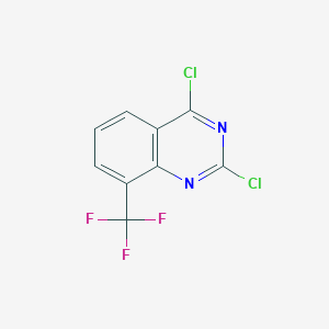 molecular formula C9H3Cl2F3N2 B3030802 2,4-Dichloro-8-(trifluoromethyl)quinazoline CAS No. 959237-52-6