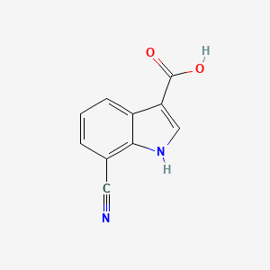 molecular formula C10H6N2O2 B3030805 7-cyano-1H-indole-3-carboxylic acid CAS No. 959238-64-3