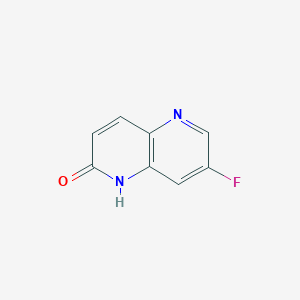 molecular formula C8H5FN2O B3030809 7-氟-1,5-萘啶-2(1H)-酮 CAS No. 959615-64-6