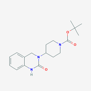Tert-butyl 4-(2-oxo-1,2-dihydroquinazolin-3(4H)-YL)piperidine-1-carboxylate