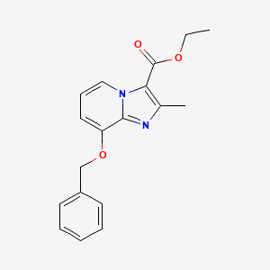 Ethyl 8-(benzyloxy)-2-methylimidazo[1,2-A]pyridine-3-carboxylate