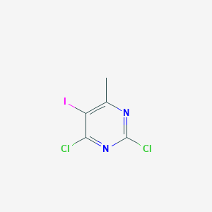 molecular formula C5H3Cl2IN2 B3030836 2,4-Dichloro-5-iodo-6-methylpyrimidine CAS No. 96949-46-1
