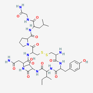 molecular formula C42H65N11O12S2 B3030838 Urofollitropin CAS No. 97048-13-0