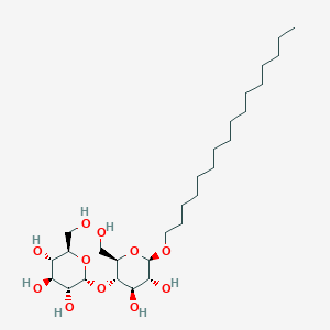 molecular formula C28H54O11 B3030849 十六烷基β-D-麦芽糖吡喃苷 CAS No. 98064-96-1