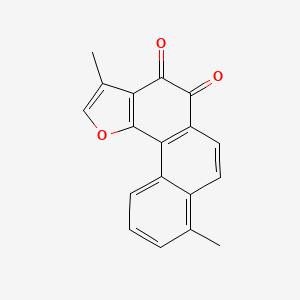 molecular formula C18H12O3 B3030852 Isotanshinone II CAS No. 98249-39-9