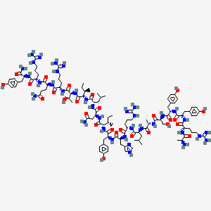 molecular formula C112H174N36O27 B3030854 神经肽 Y (18-36) CAS No. 98264-90-5