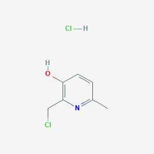 molecular formula C7H9Cl2NO B3030855 2-(Chloromethyl)-6-methylpyridin-3-ol hydrochloride CAS No. 98280-34-3