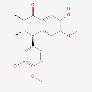 molecular formula C21H24O5 B3030860 Schisandrone CAS No. 98619-25-1