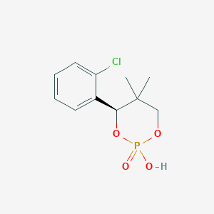 molecular formula C11H14ClO4P B3030863 (R)-(+)-Chlocyphos CAS No. 98674-87-4