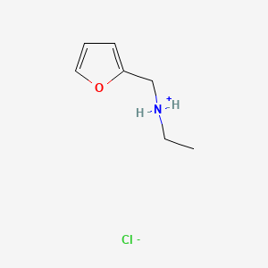 molecular formula C7H12ClNO B3030871 糠胺，N-乙基，盐酸盐 CAS No. 99357-37-6