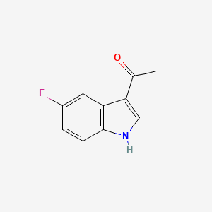 molecular formula C10H8FNO B3030876 1-(5-氟-1H-吲哚-3-基)乙酮 CAS No. 99532-53-3