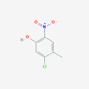 molecular formula C7H6ClNO3 B3030885 5-Chloro-4-methyl-2-nitrophenol CAS No. 100278-74-8