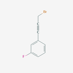 1-(3-Bromoprop-1-ynyl)-3-fluorobenzene