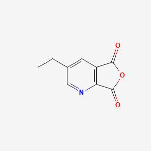 B3030898 Furo[3,4-b]pyridine-5,7-dione, 3-ethyl- CAS No. 102268-23-5